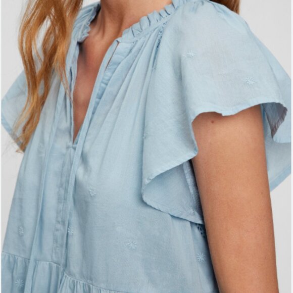 GAP Light Blue Mini Dress - Picture 3 of 16